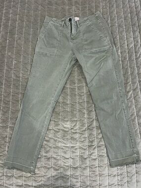 Sanctuary Dusty Sage Utility Cargo Pants